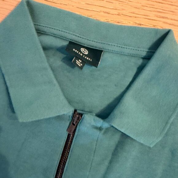 ADRIANO GOLDSCHMIED Mens collared short sleeve green size medium m8 - Picture 3 of 5